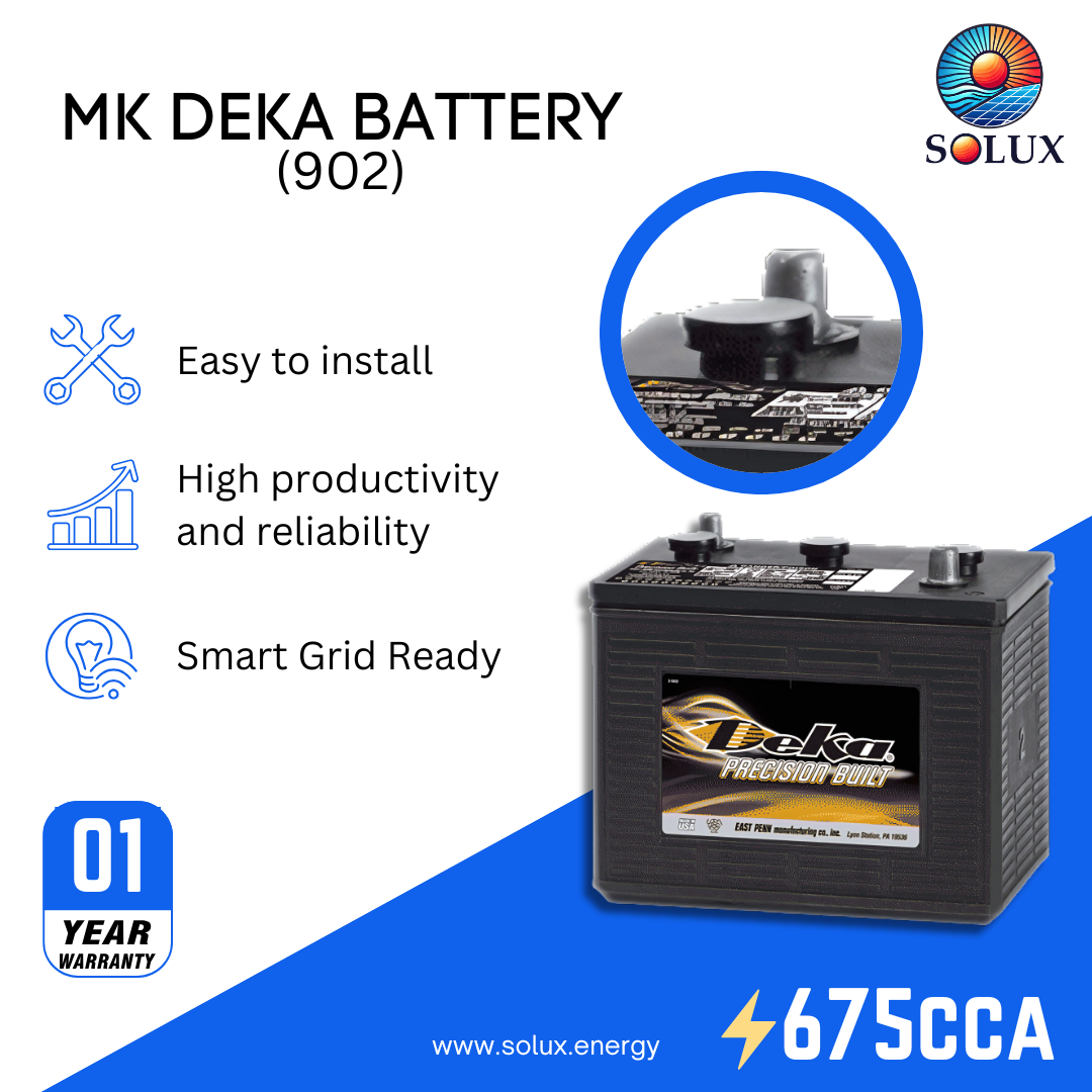 This is an image of MK Deka 6 Volt Batteries FLA 902